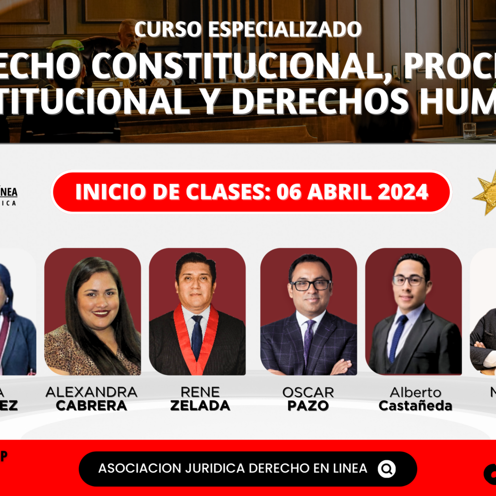 Curso Especialización Derecho Constitucional, Procesal Constitucional Y Derechos Humanos