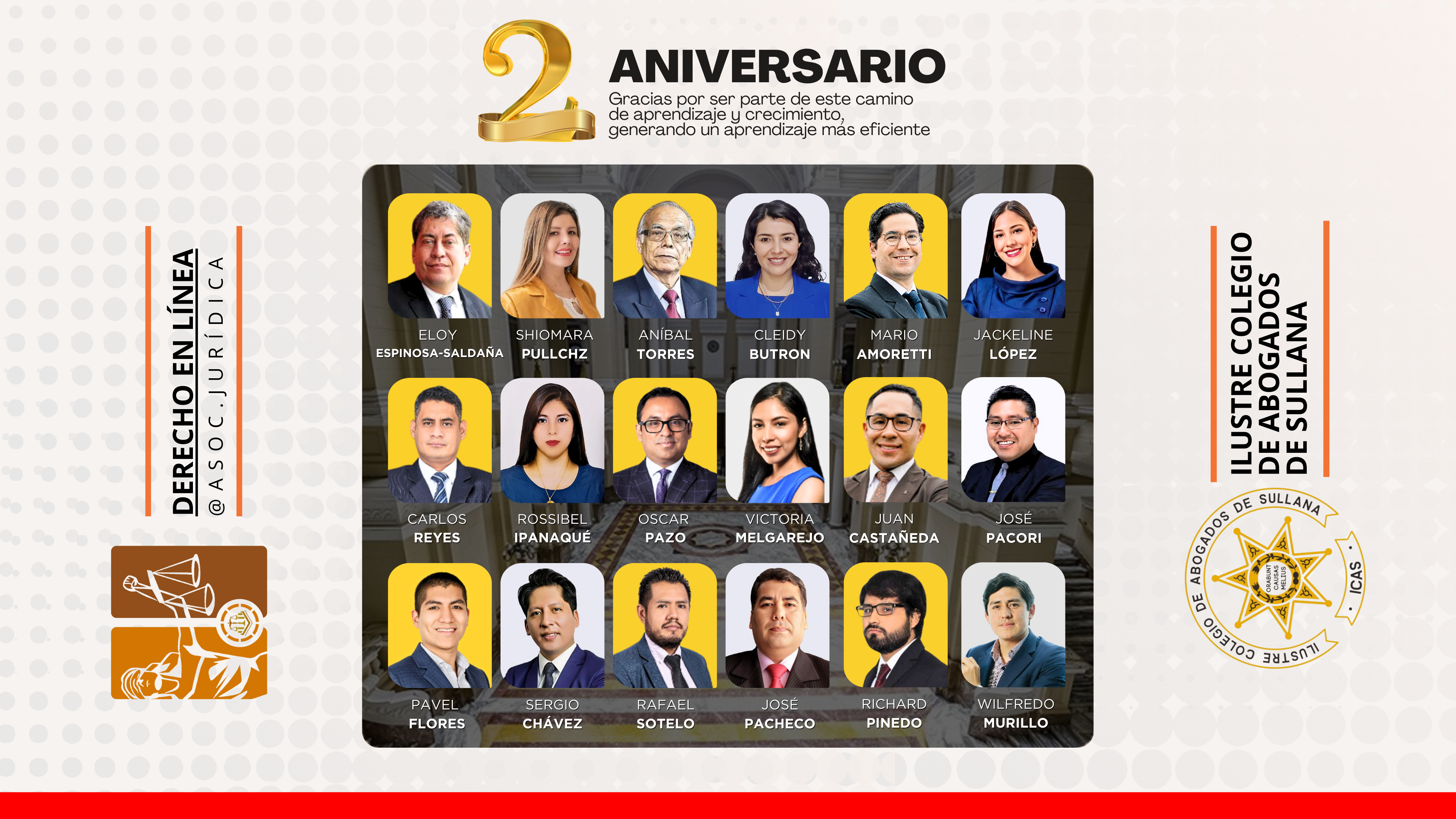 II ANIVERSARIO – ASOCIACION JURIDICA DERECHO EN LÍNEA