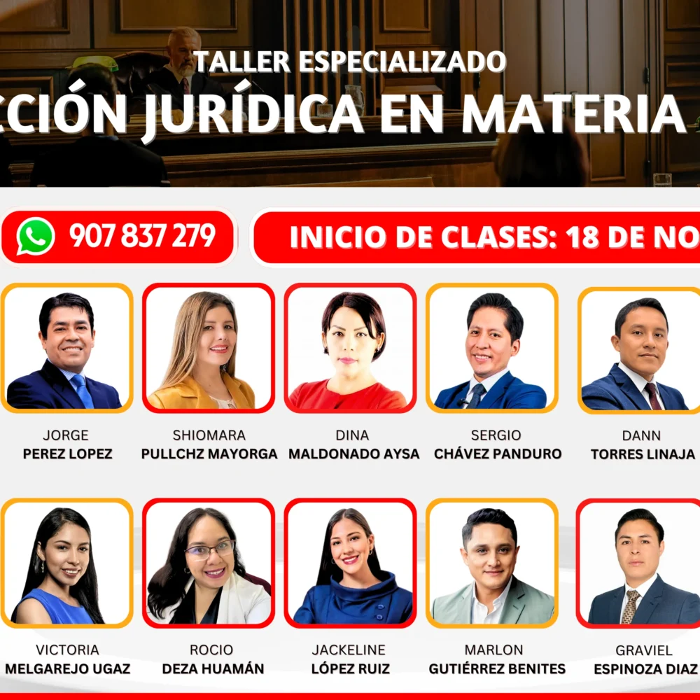 Taller Redacción Jurídica en Materia Penal