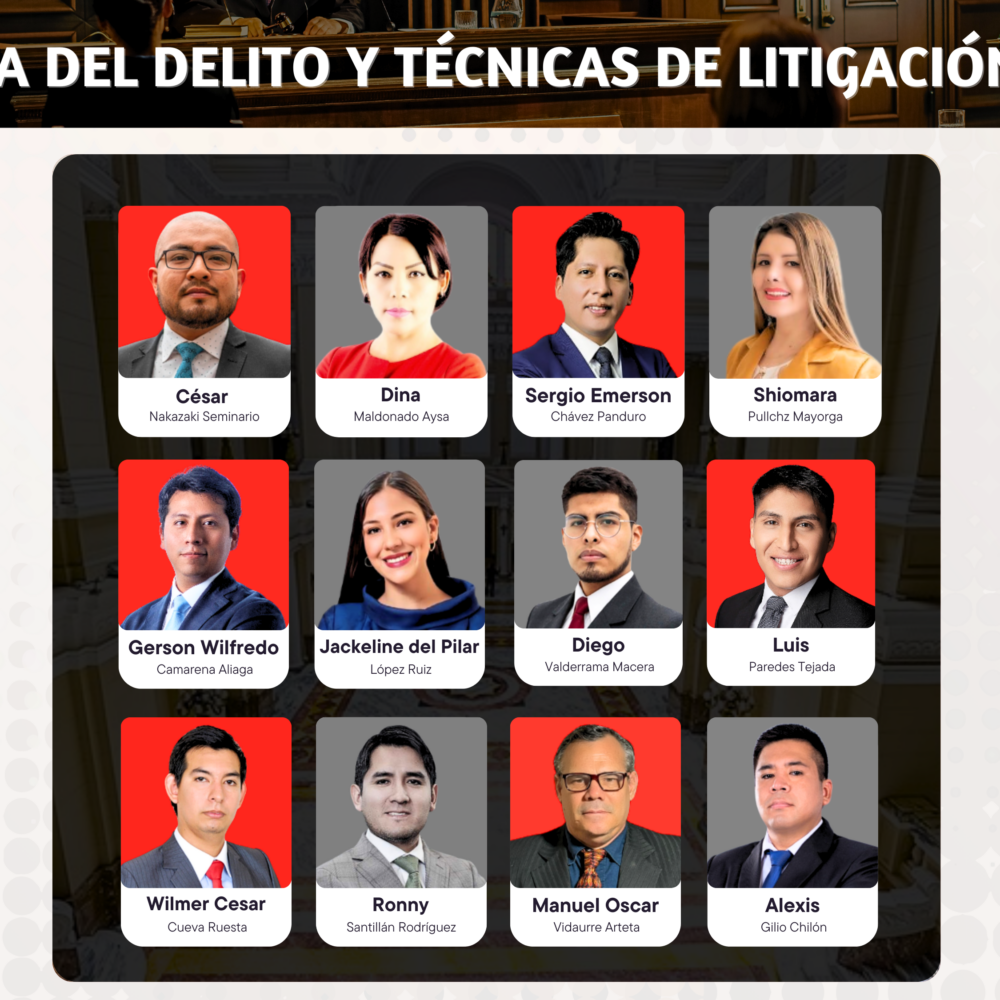 Diplomado Especializado Teoría del delito y Técnicas De Litigación Oral