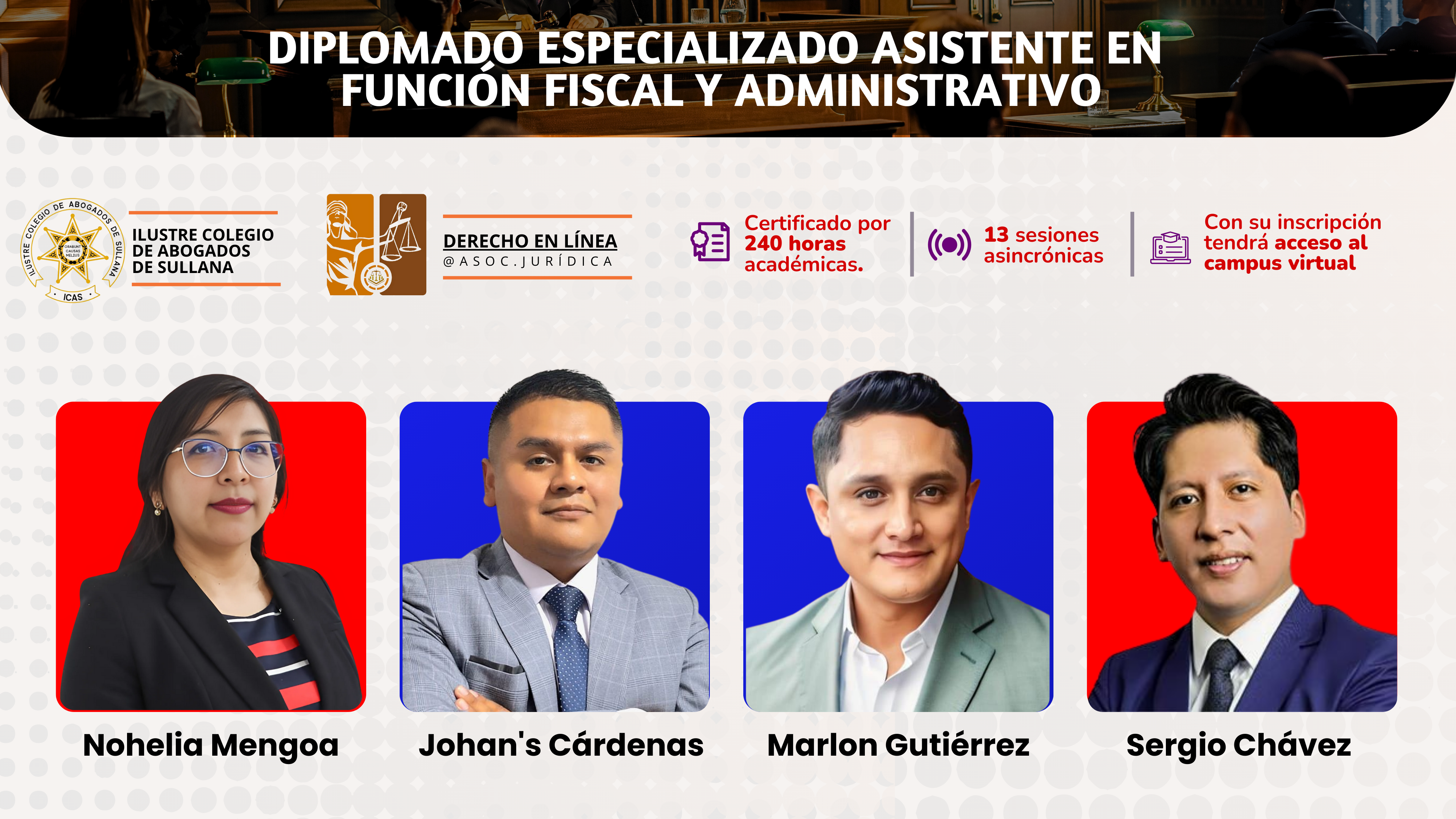 Diplomado en Asistente en Función Fiscal y Administrativo