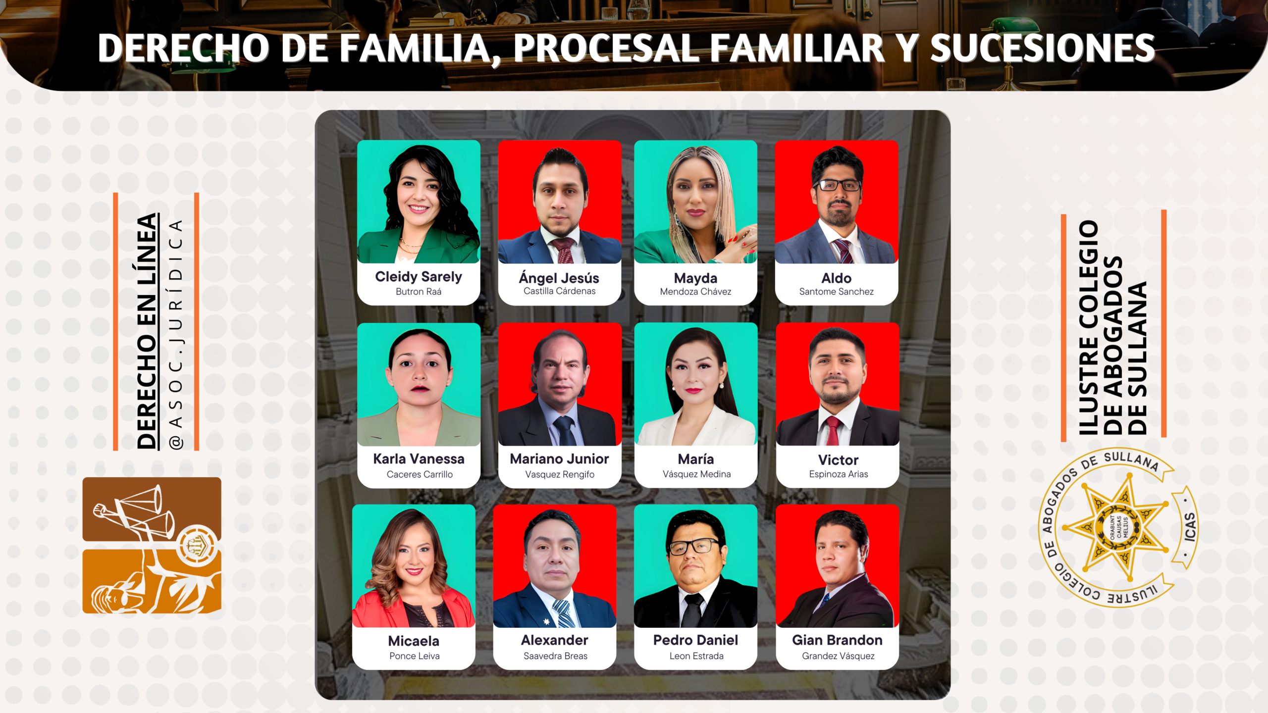 Diplomado Especializado Derecho de Familia, Procesal Familiar y Sucesiones