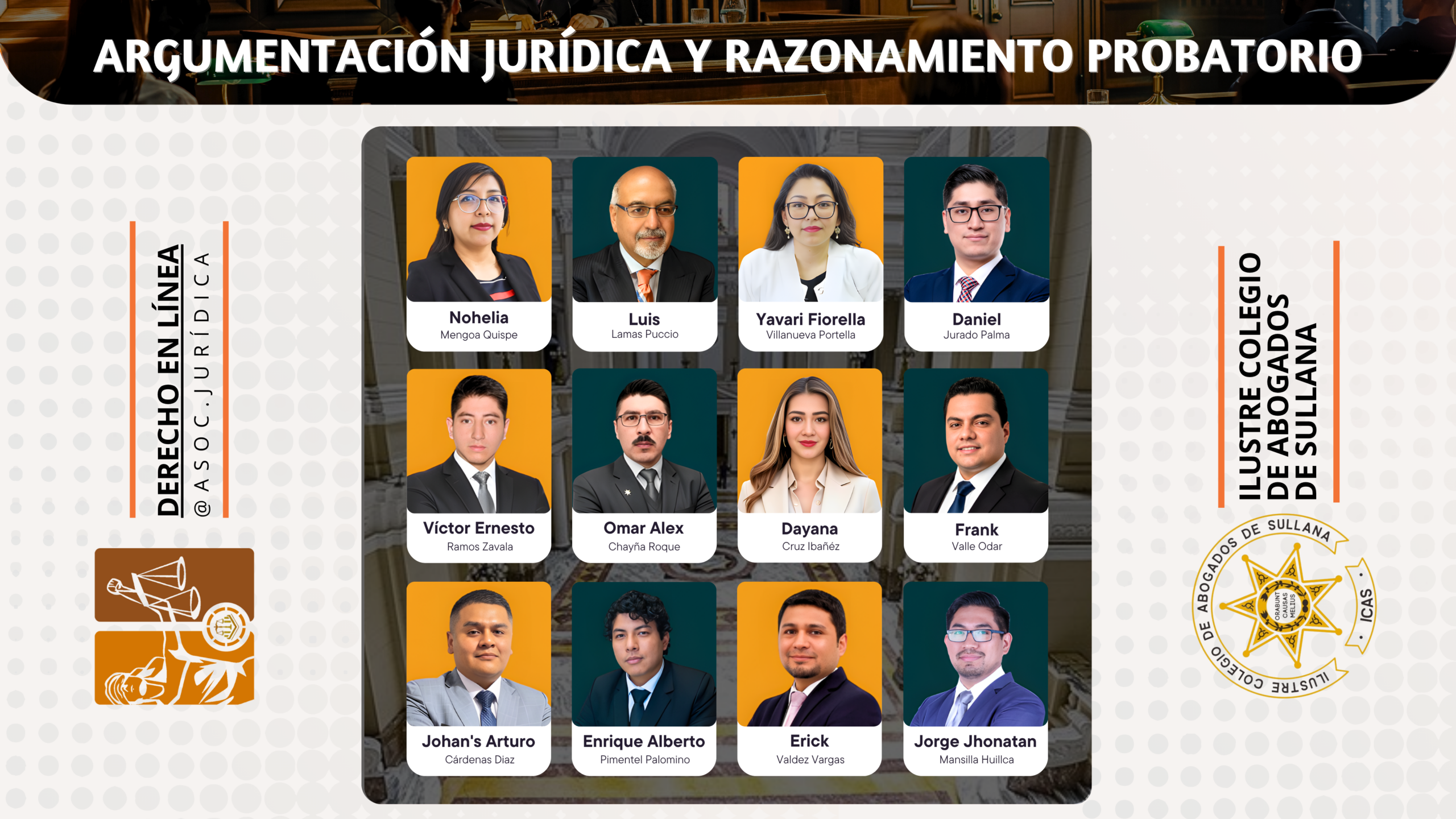 Diplomado Especializado, Argumentación Jurídica y Razonamiento Probatorio