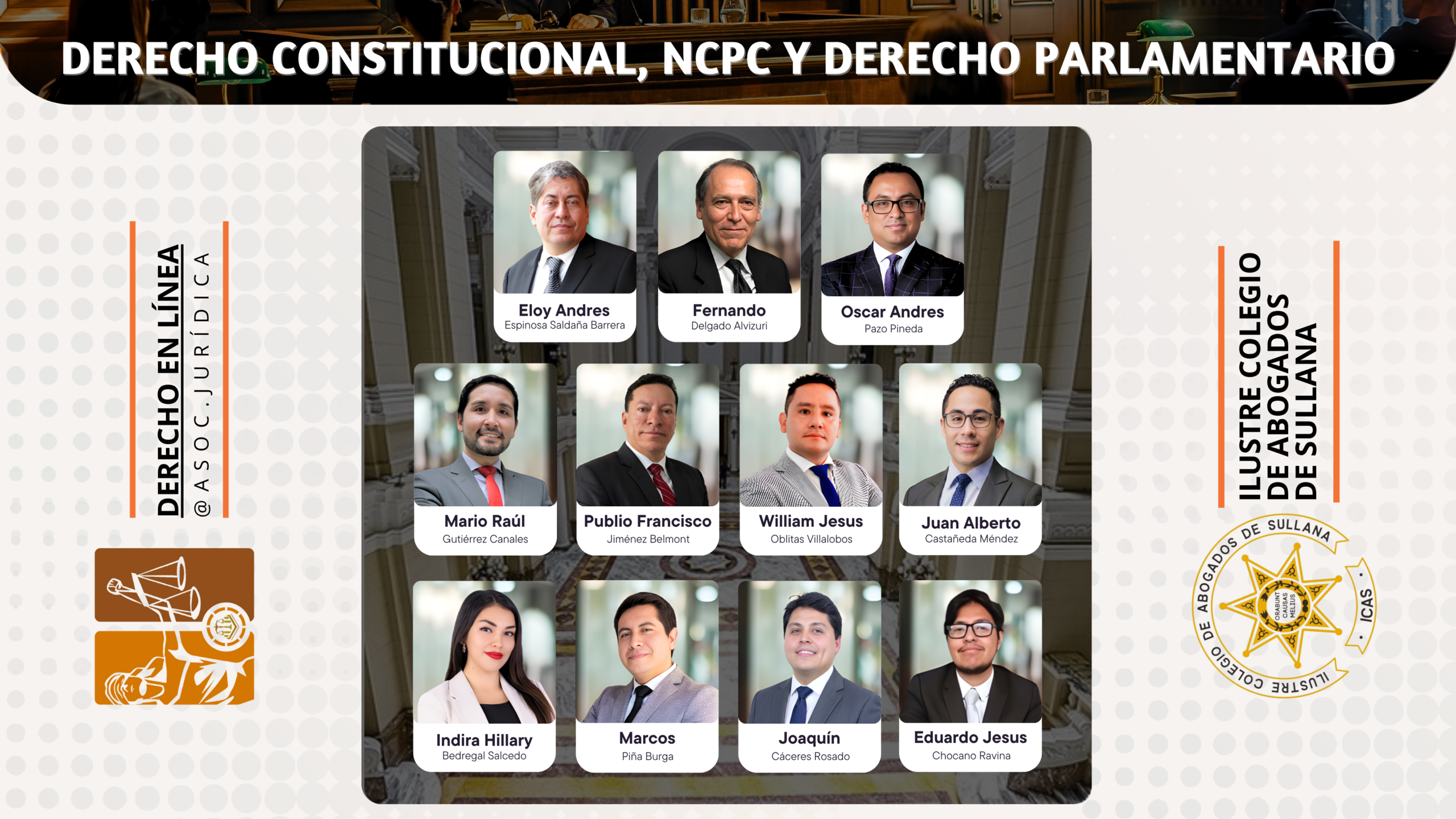 Diplomado Especializado, Derecho Constitucional, NCPC y Derecho Parlamentario