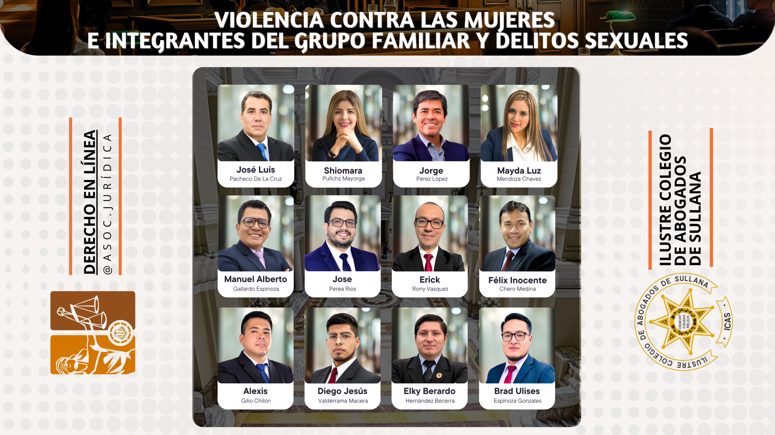 Diplomado Especializado, Violencia Contra las Mujeres e Integrantes del Grupo Familiar y Delitos Sexuales