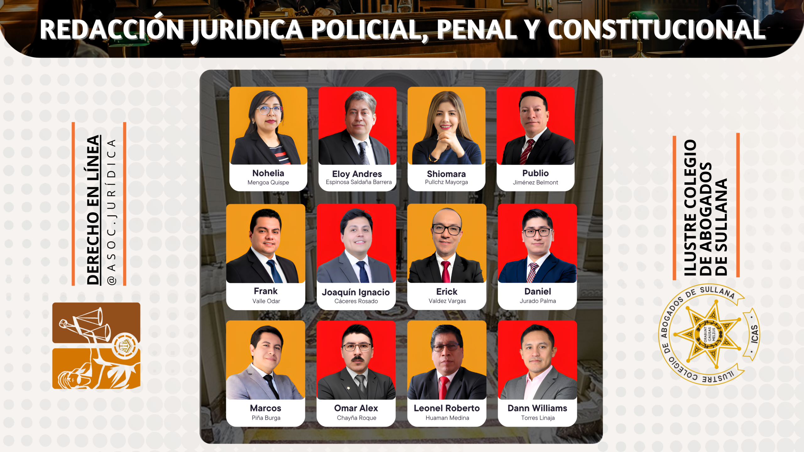 Diplomado Especializado, Redacción Jurídica Policial, Penal y Constitucional