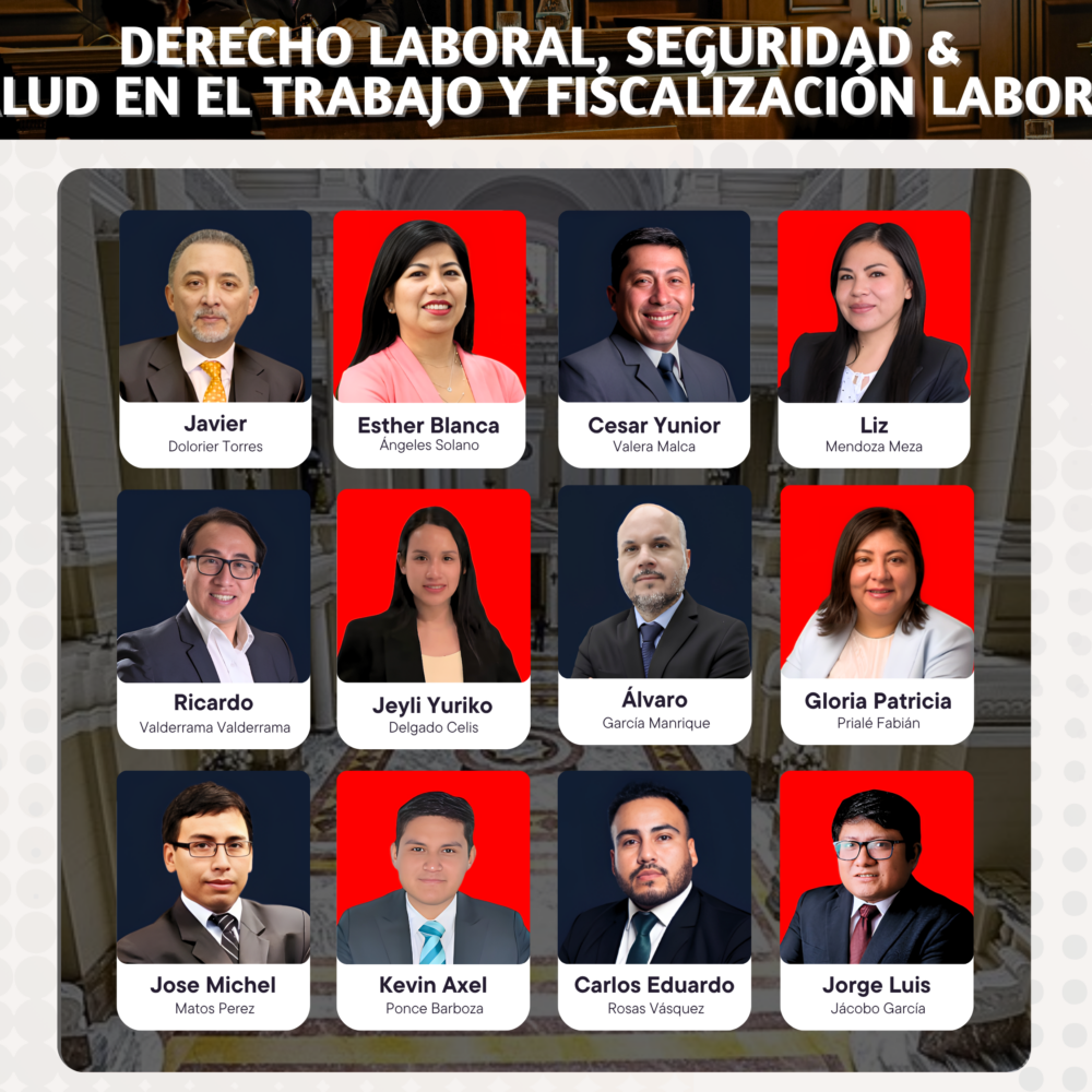 Diplomado Especializado, Derecho Laboral, Seguridad & Salud en el Trabajo y Fiscalización Laboral
